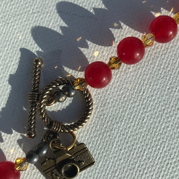 Red Necklace by Capture - Picture 3 of 4